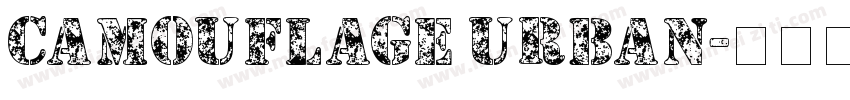 Camouflage Urban字体转换